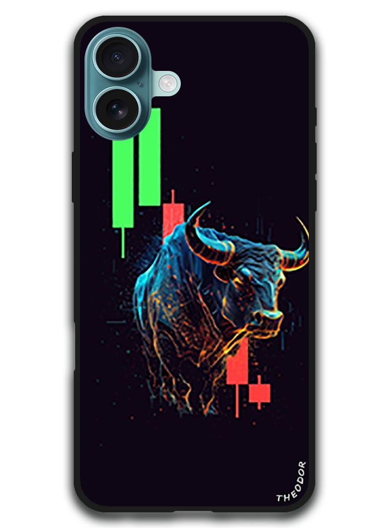 Theodor غطاء واقي مضاد للخدش ومقاوم للصدمات لجهاز iPhone 16 (6.1) بوصة فوركس بول - Image 1