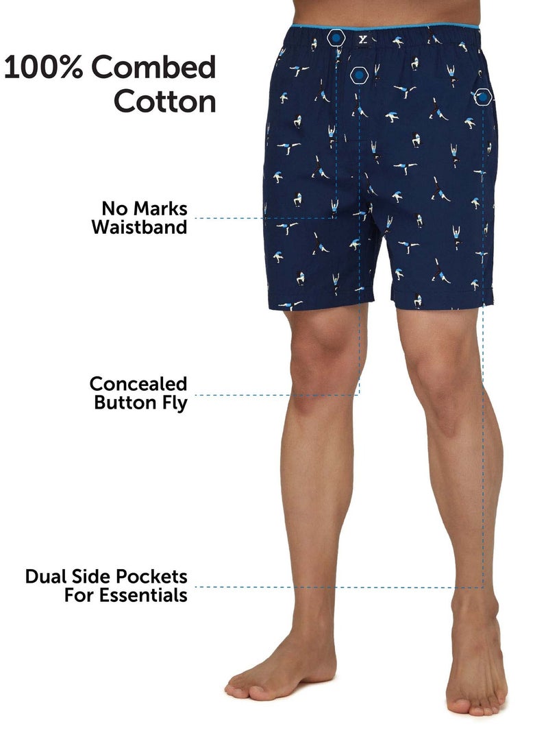 XYXX IntelliEaze Super Combed Cotton Boxer Shorts for mens Pack of 2  - Image 5