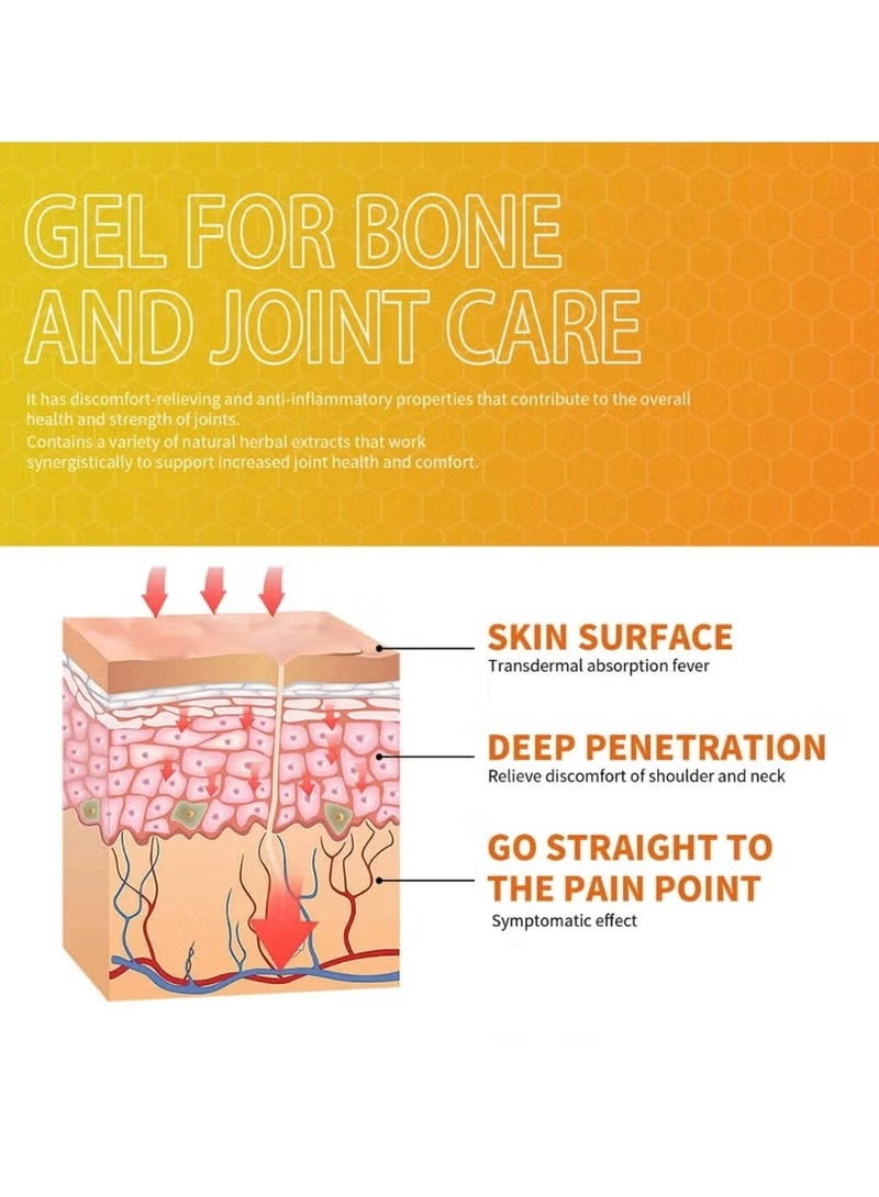 Sumifun Meniscus Pain Relief Ointment Cream Joint Arthritis Pain Relief Cream Knee Care Bee Venom Cream for Joint Care Treatment Gel Cream Bee Venom Joint & Muscle Pain Relief Cream 20g - Image 4