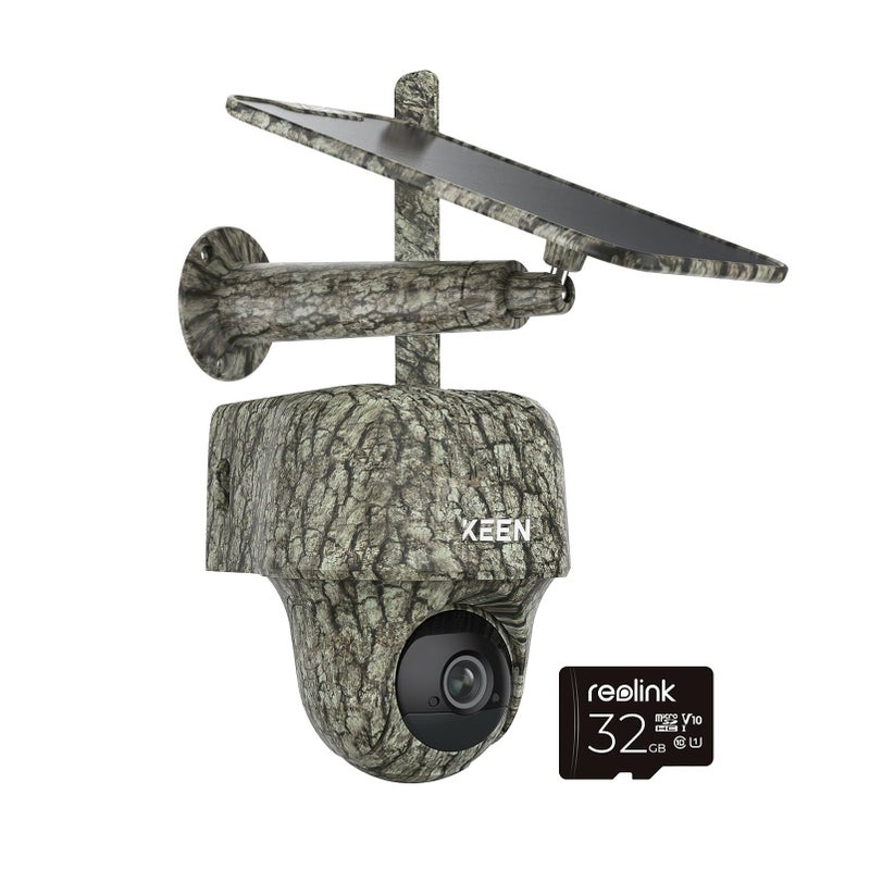 Keen REOLINK KEEN Ranger PT Cellular Trail Camera, 3G/4G LTE, 360° Full View, 2K Live Video&Playback on Phone, No-Glow IR, Solar Powered Game Camera, 2K Night Vision, Smart Motion Activated, No WiFi Needed - Image 1