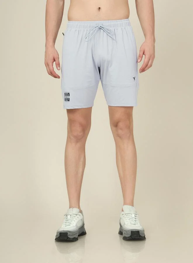 تكنوسبورت Solid 4-Way Stretch Relaxed Fit Shorts by Styli