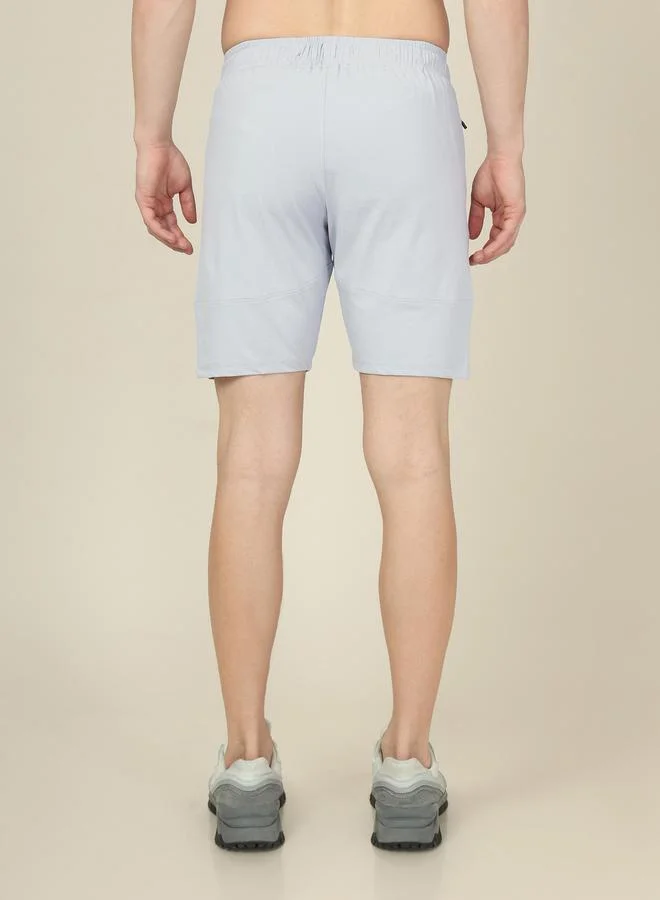 تكنوسبورت Solid 4-Way Stretch Relaxed Fit Shorts by Styli