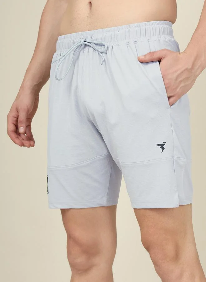 تكنوسبورت Solid 4-Way Stretch Relaxed Fit Shorts by Styli