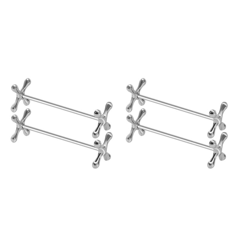 4 pcs Chopsticks Rests Chopsticks Holder Metal Cutter Stand Spoon Fork Rack - Image 5
