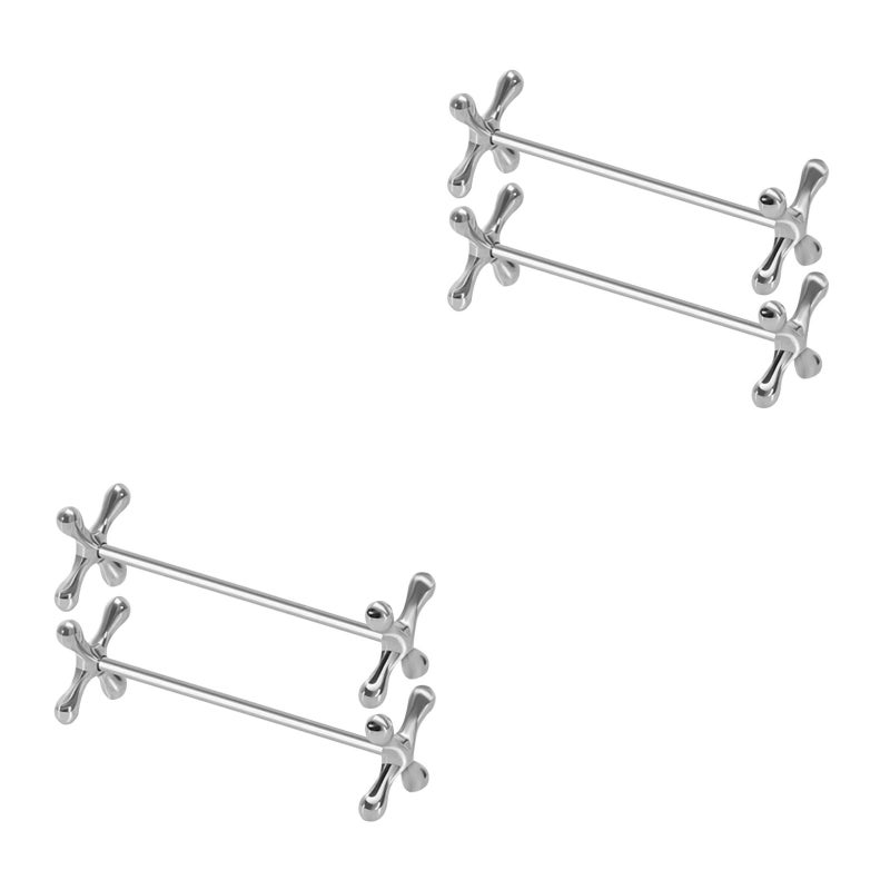 4 pcs Chopsticks Rests Chopsticks Holder Metal Cutter Stand Spoon Fork Rack - Image 2