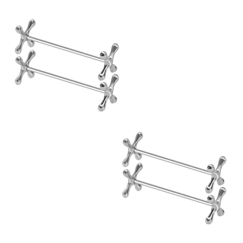 4 pcs Chopsticks Rests Chopsticks Holder Metal Cutter Stand Spoon Fork Rack - Image 4