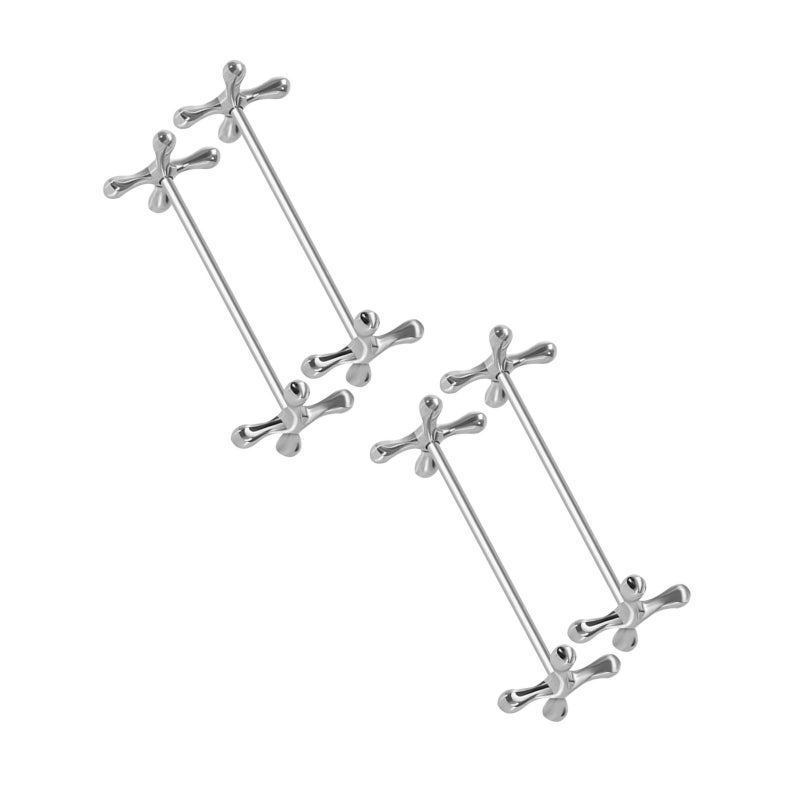 4 pcs Chopsticks Rests Chopsticks Holder Metal Cutter Stand Spoon Fork Rack - Image 3