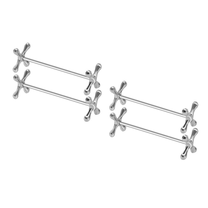 4 pcs Chopsticks Rests Chopsticks Holder Metal Cutter Stand Spoon Fork Rack - Image 1