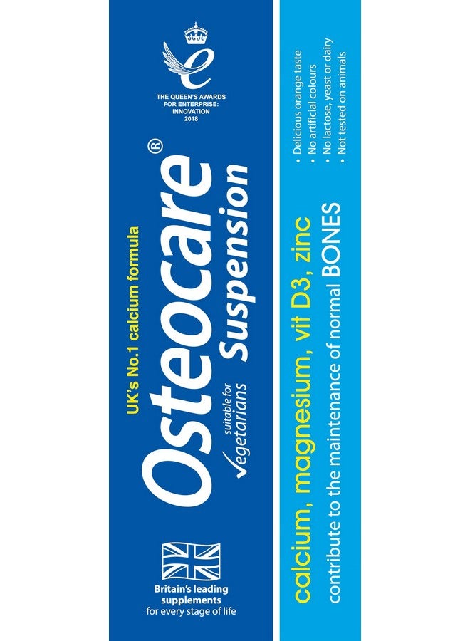 Osteocare Suspension - Calcium, Vitamin D3 & Zinc for Bone Health | Prevents Calcium Deficiency | Supports Osteoporosis, Osteopenia & Fracture Recovery | Safe for Children & Pregnancy | 200ml - Image 3