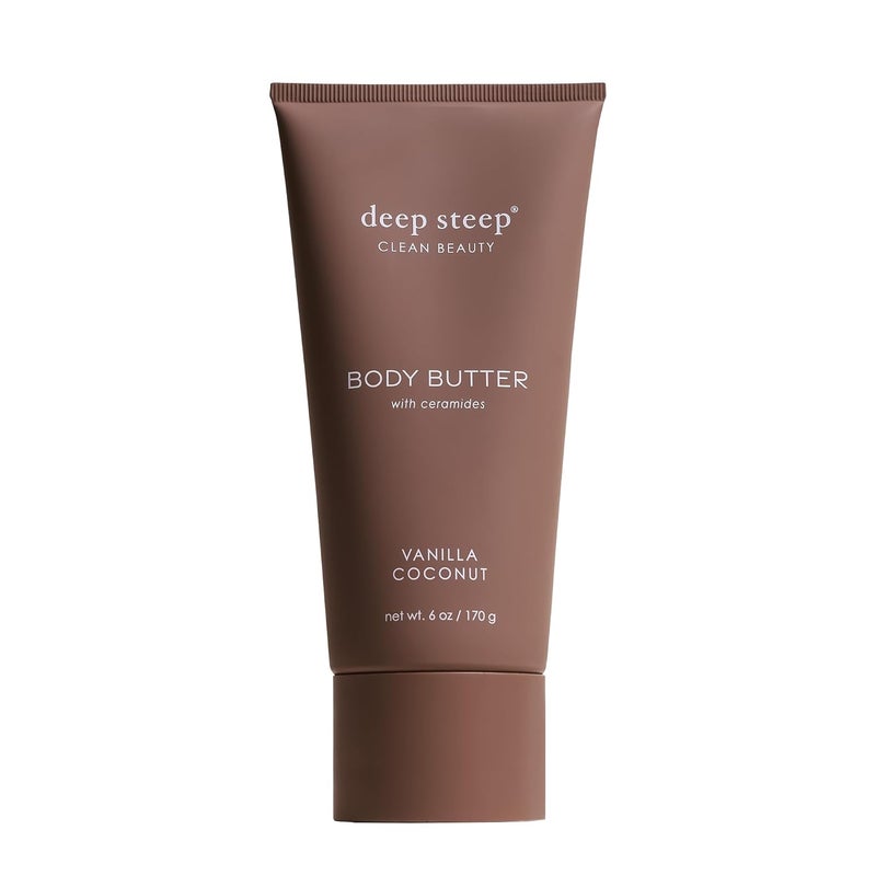 Deep Steep Body Butter 6oz Vanilla Coconut