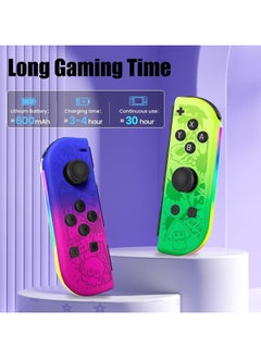 General Nintendo Switch wireless controller, Switch handle replacement with RGB light, joystick support for dual vibrate/wake/screenshot  - Image 2