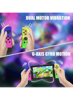 General Nintendo Switch wireless controller, Switch handle replacement with RGB light, joystick support for dual vibrate/wake/screenshot  - Image 4