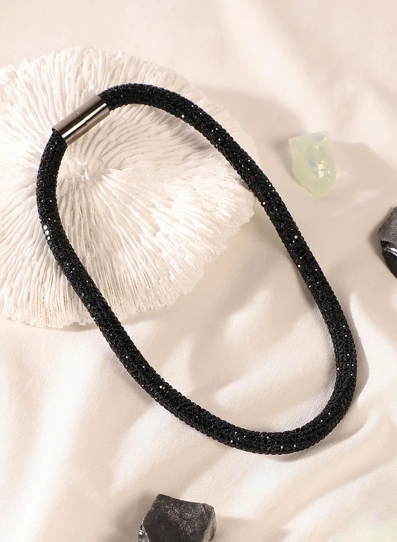 سوهي عقد جيجل كولار مرصع بحجر الأونيكس مجوهرات اصطناعية