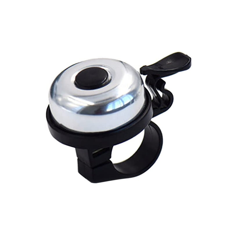 FASTPED® Bicycle Cycling Bike Handlebar Bell Ring Copper Loud Horn Silver - Image 4