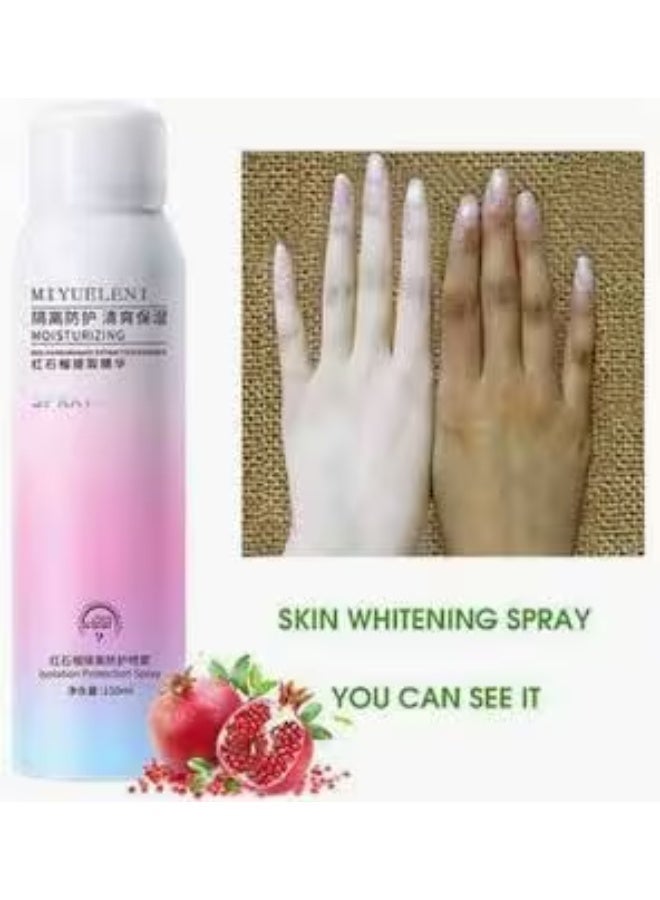 maycreate Pomegranate Isolation Protection Spray - Moisturizing & Whitening (150g) - Image 2