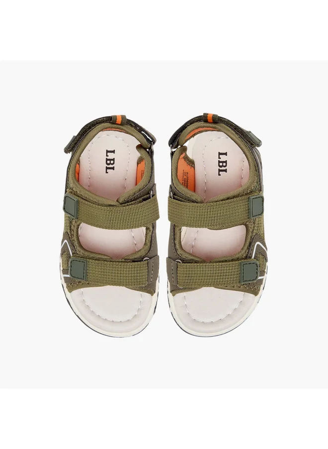 ال بي ال من شو اكسبرس Boys Textured Floaters with Hook and Loop Closure