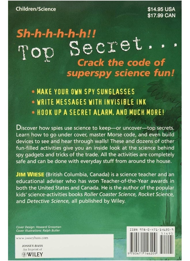 JOSSEY-BASS Spy Science: 40 Secret-Sleuthing, Code-Cracking, Spy-Catching Activities for Kids  - Image 2