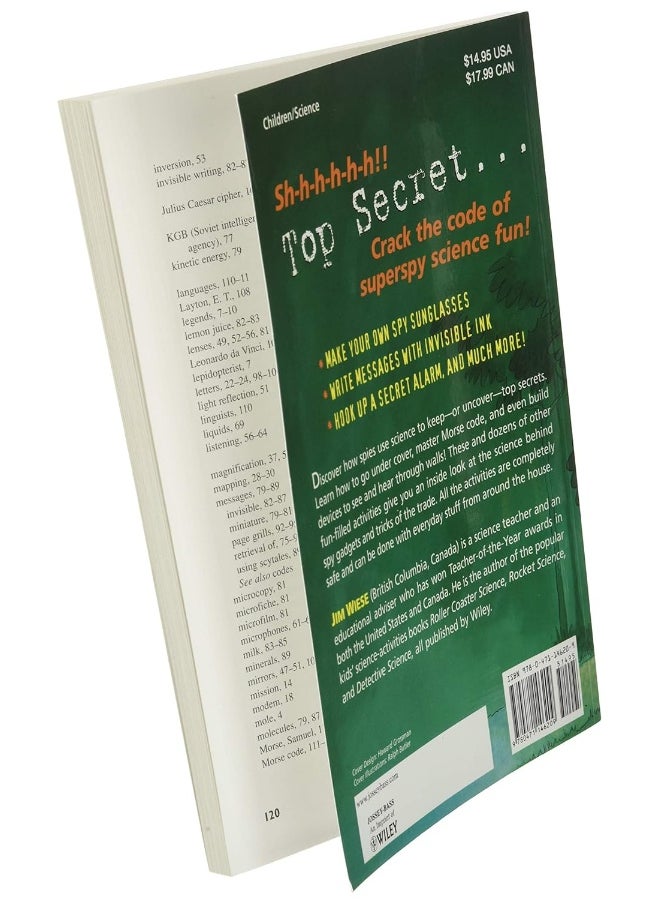JOSSEY-BASS Spy Science: 40 Secret-Sleuthing, Code-Cracking, Spy-Catching Activities for Kids  - Image 4