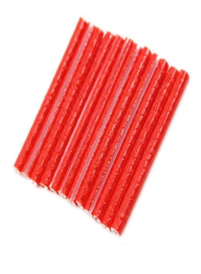 SOPINEKO 72Pcs Spoke Reflectors Wheel Decoration Warning Spoke Skin Covers Trim Wrap Cover Pipe for Night Cycling Riding Motorcycle Motocross Pit Dirt Bike (Red) - Image 2