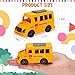 LSLYHTC 6Pcs School Bus Toys Bulk Plastic Mini School Bus for Toddlers Small Yellow Buses Toy Party Favors for Birthday Party Supplies and Presents - Image 4