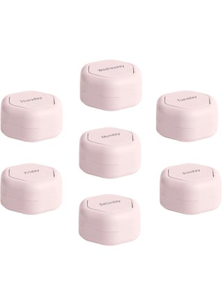 Cadence Travel Containers - Pill Case Set - Magnetic Travel Capsules - A Daily Pill Box for Supplements & Vitamins - Contains 7 Flex Smalls (0.56oz) with Labels for Everyday of The Week - Petal - pzsku/ZDAC729A2BF456CFFB351Z/45/_/1744284486/05185457-9b1a-47c8-8f19-c9d50da0db71
