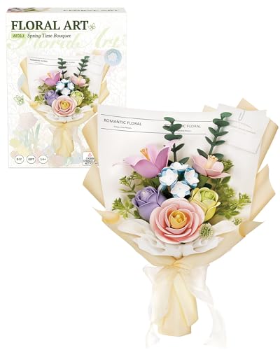 ROKR 3D Puzzles for AdultsBouquet Flower Building SetDIY Flower KitIdeal Gift for Home Dcor - Image 1