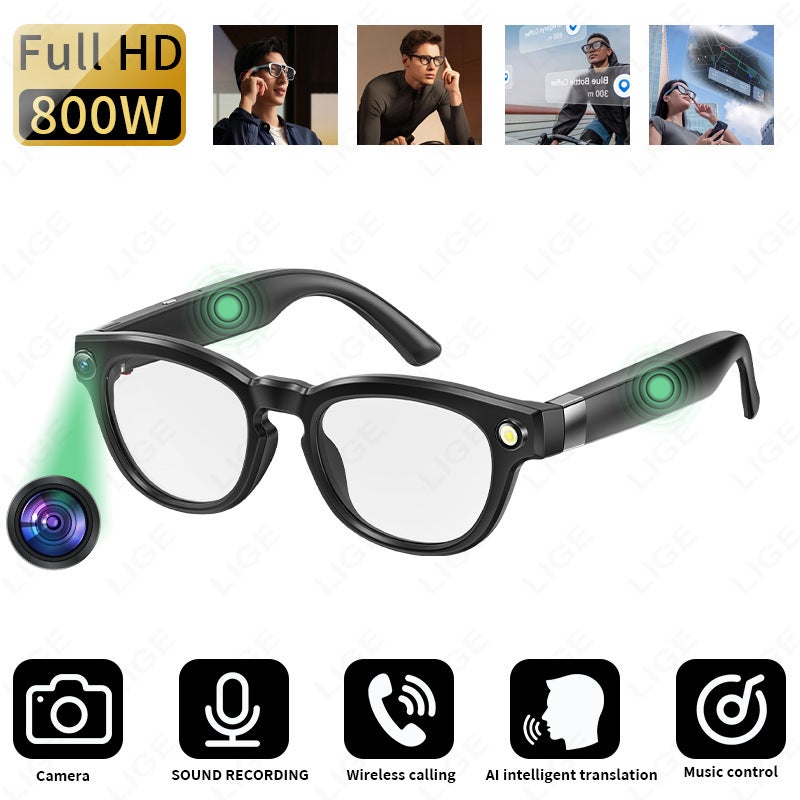 New Product Q8 Smart Glasses With Ai Translation, 8 Million Pixel High-Definition Pography, Support For Video Recording, Bluetooth Calls, And Listening To Music - Image 5