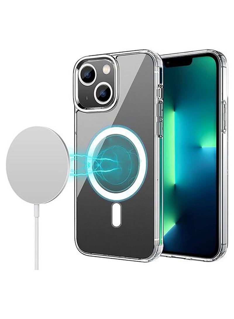 Designed For IPhone 14 (6.1 Inch) Case Compatible With MagSafe Clear Cover  - Image 2
