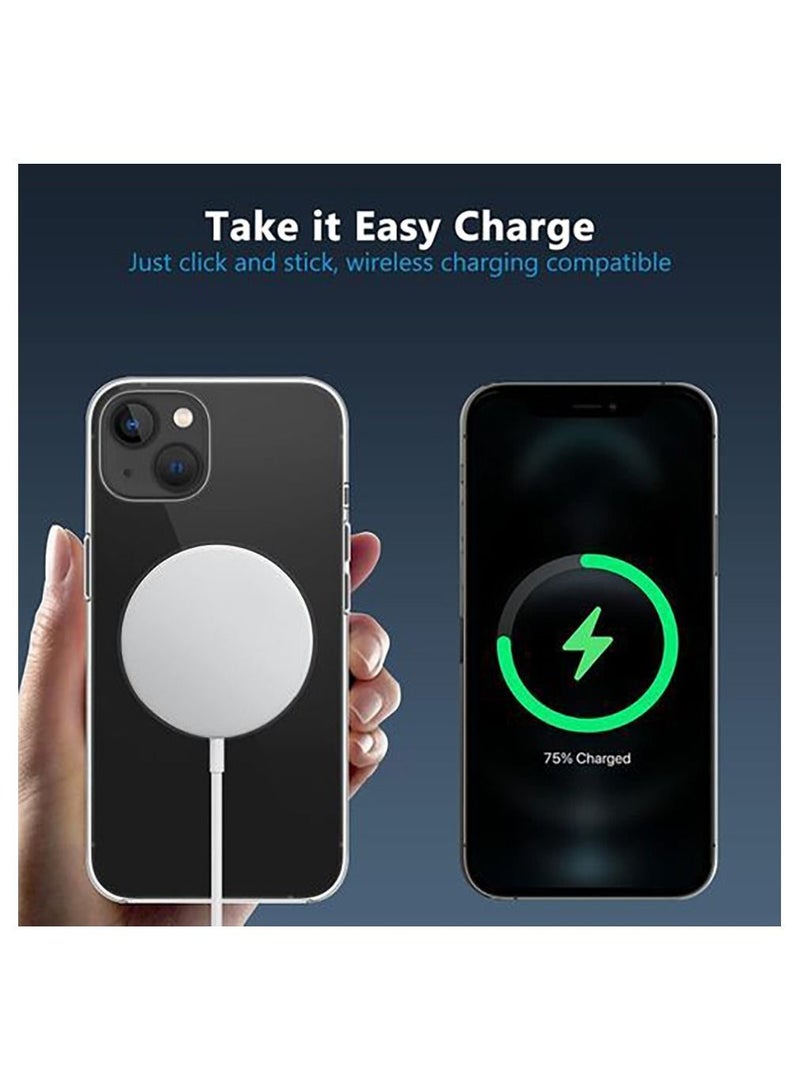 Designed For IPhone 14 (6.1 Inch) Case Compatible With MagSafe Clear Cover  - Image 3