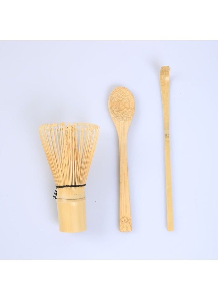 Generic Matcha Whisk Set - (Chasen), Traditional Scoop (Chashaku), Tea Spoon. The Perfect Sets to Prepare a Traditional Cup of Japanese Tea, Handmade from 100% Natural Bamboo  - Image 1