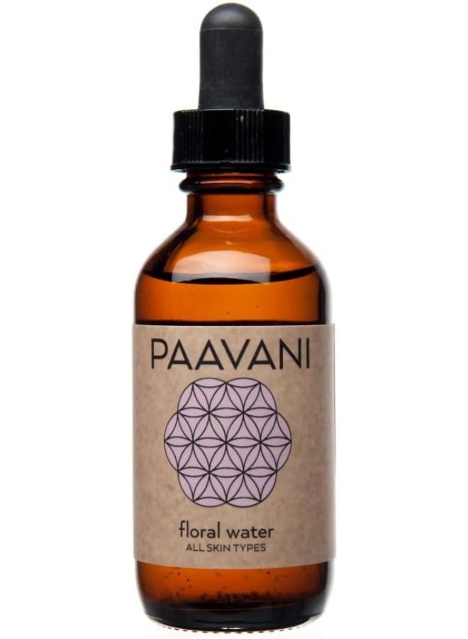 PAAVANI Floral Water (0.5 Fl.Oz.) / Rose Facial Toner/Ayurvedic Skincare - Image 1