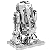 Fascinations Metal Earth 3D Model Kits Star Wars Set of 2 Millennium Falcon R2D2 - Image 2