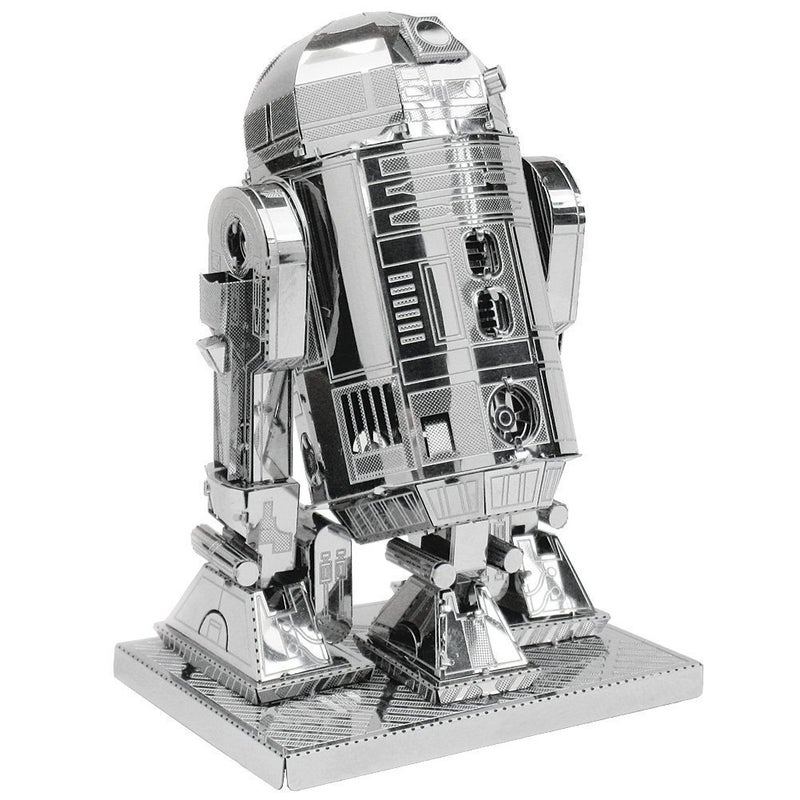 Fascinations Metal Earth 3D Model Kits Star Wars Set of 2 Millennium Falcon R2D2 - Image 4