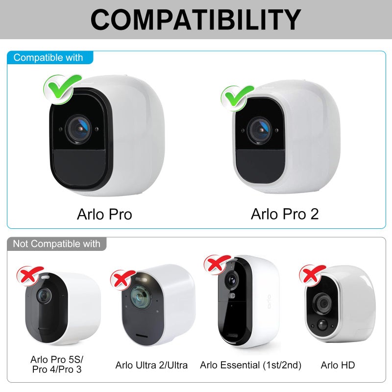 ALERTCAM 2Pack Power Cable for Arlo Pro and Arlo Pro 2, 16.4Ft/5m Weatherproof USB Cable, with Quick Charge 3.0 Power Adapter Continuously Charging Your Security Camera - by ALERTCAM - Image 2