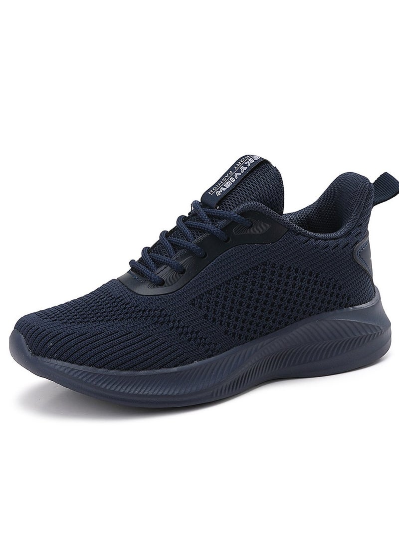 Sky View - SKYVIEW Children's Sports Shoes Boys And Girls Knitted Mesh Sports Shoes Kid Breathable Lightweight Running Shoes Children's Fashionable Sports And Leisure Shoes - Image 1