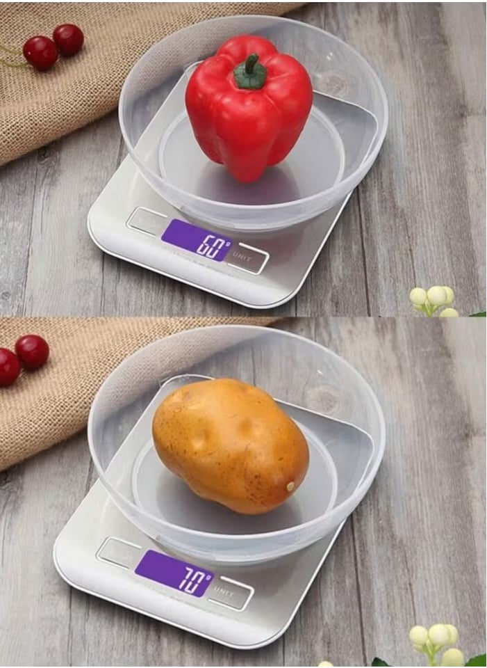 Electric Kitchen Scale Silver