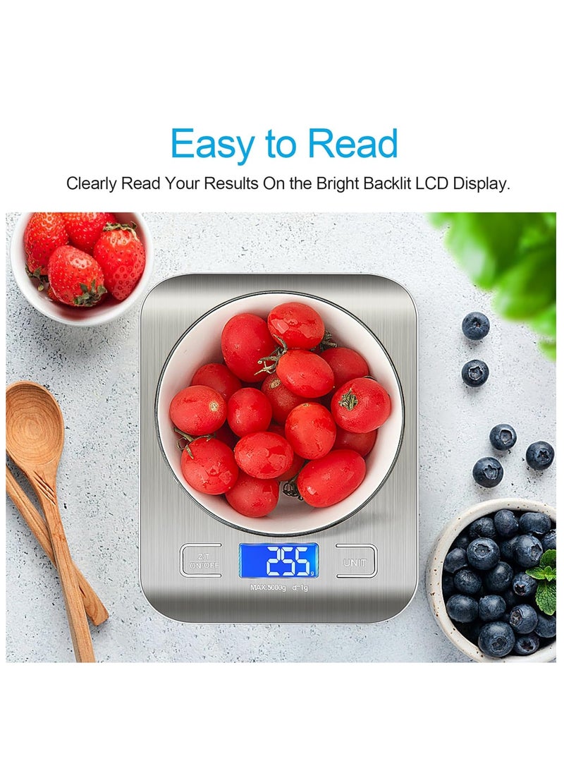 Electric Kitchen Scale Silver