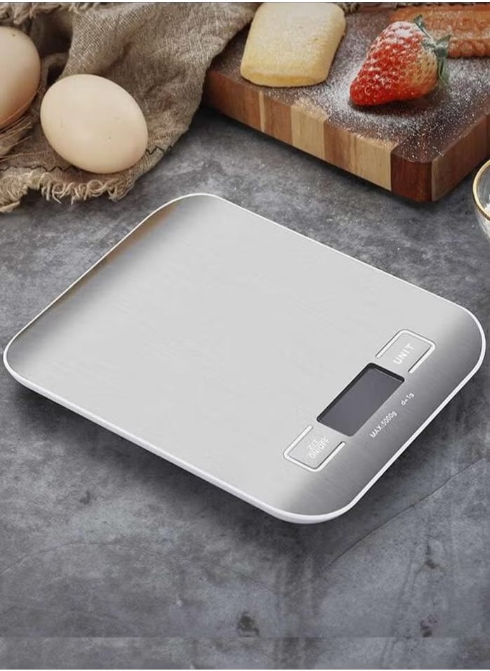 Electric Kitchen Scale Silver
