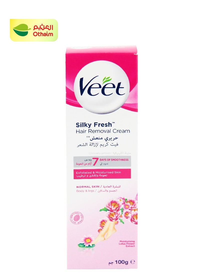Veet Veet Silky Fresh Hair Removal Cream for Normal Skin, 100 g 