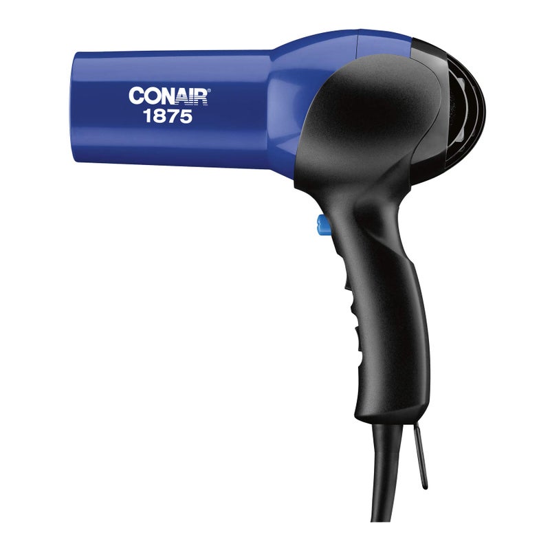 Conair 1875 Watt Turbo Hair Dryer, Blue/Black - Image 2