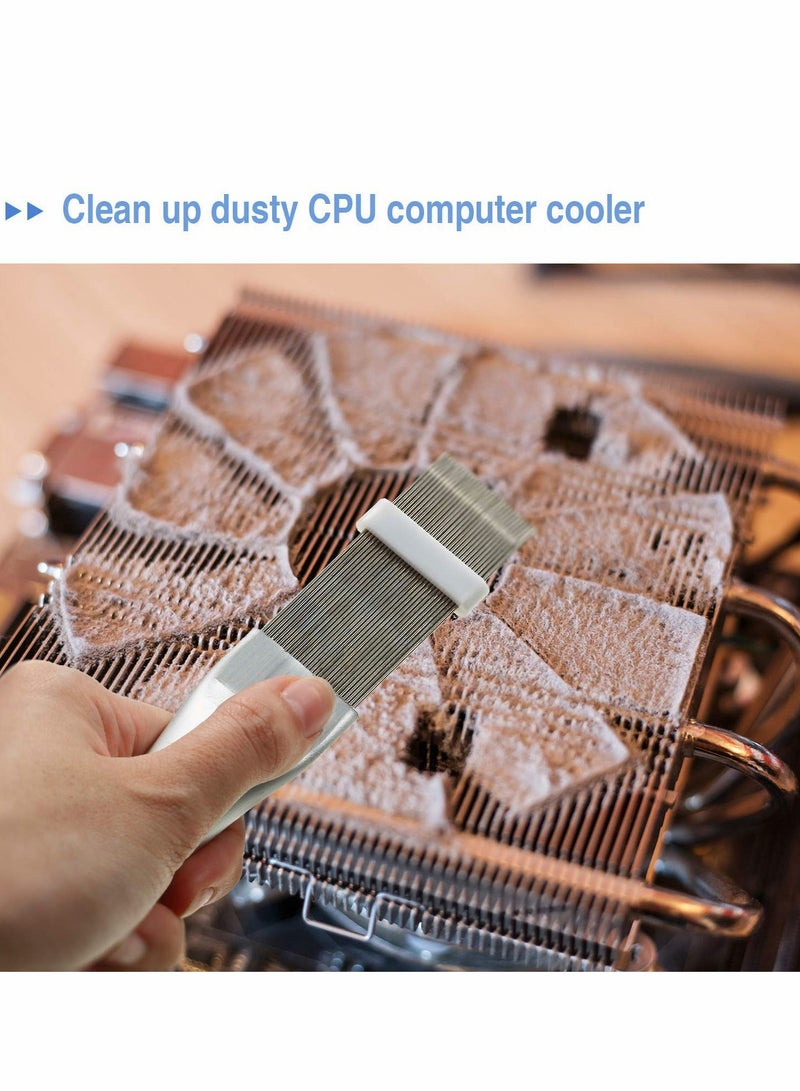 4 Pieces Fin Comb Air Conditioner Fin Cleaner and Brush  - Image 4