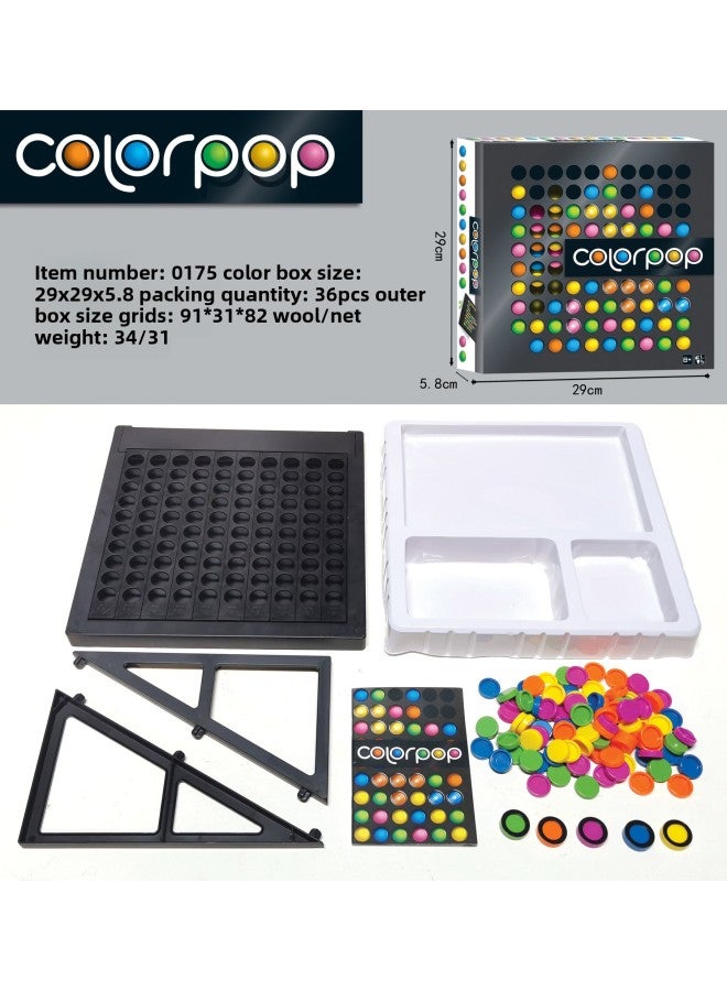 النسخة الإنجليزية من لعبة الحفلات، لعبة لوحية، بطاقة، قصة المرجان، لعبة سيد الطوب الملون، لعبة اللمس الملون، بدلة اللعب