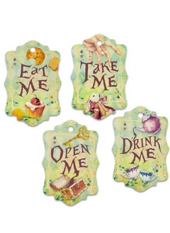 Generic 50pcs cardstock paper Gift Tags cards Favor Tags (Eat Me)  drink me  - Image 1