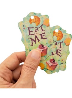 Generic 50pcs cardstock paper Gift Tags cards Favor Tags (Eat Me)  drink me  - Image 5