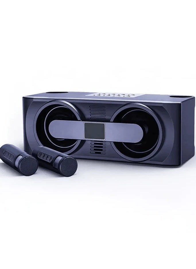 Smart Berry Smart Berry M24 Portable Wireless Karaoke Speaker – All-in-One Bluetooth Audio System with Rechargeable Battery, Built‑In LED Party Lights, Echo Control, AUX/USB Support & Carry Handle – Perfect for Home, Parties, Outdoor Singing, Compatible with Smartphones & Tablets - Image 2