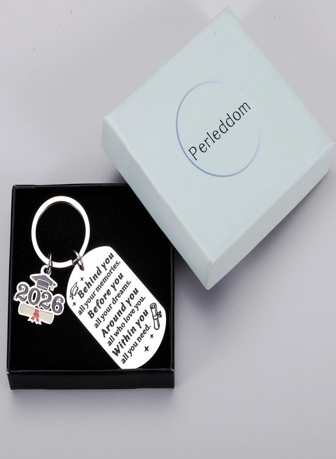 Perleddom College Graduation Gift for Girls Class of 2026 Keychain Gifts for Her Him Graduation Decorations Senior Night Gifts for Girls Senior 2026 Gift for Her Him College Graduate Present for Daughter Son - Image 3