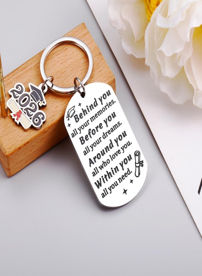 Perleddom College Graduation Gift for Girls Class of 2026 Keychain Gifts for Her Him Graduation Decorations Senior Night Gifts for Girls Senior 2026 Gift for Her Him College Graduate Present for Daughter Son - Image 5