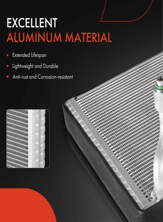 أ-بريميوم قلب مبخر مكيف الهواء A-Premium متوافق مع هيونداي سوناتا 2011، 2012، 2013، 2014 سعة 2.0 لتر و2.4 لتر، مع لوحة ضغط - Image 3