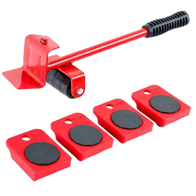 Furniture Lifter and 4 pcs Furniture Slides Kit, Furniture Move Roller Tools Max Up for 150KG/331LBS 360 Degree Rotatable Pads, Easily Redesign and Rearrange Living Space Sofa Easy  - Image 1