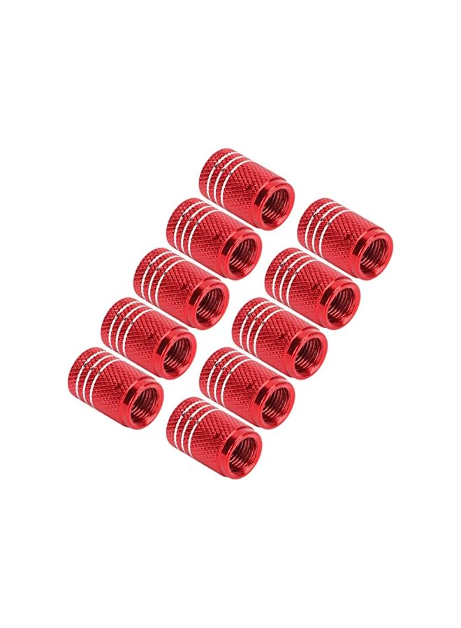 S-TOP Skull Pattern Car Wheel Tire Valve Stem Caps, Zinc Alloy, Red, Leakage Prevention, Universal Fit for Cars SUVs Trucks Motorcycles - Image 4